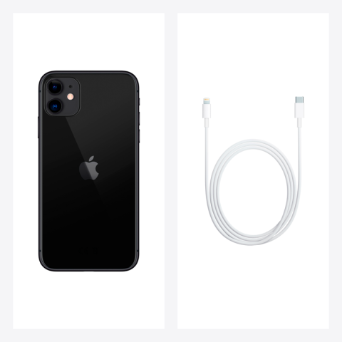 Smartphone APPLE iPhone 11 128GB Black, Grade B, Used [11]