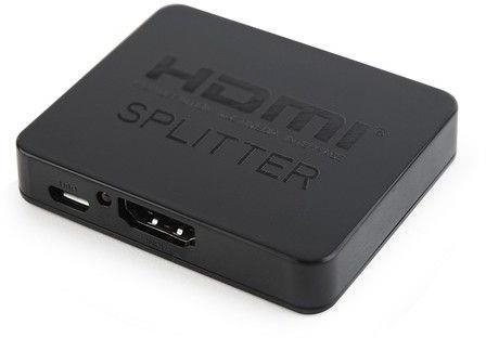 Periferice PC - Splitter video HDMI Gembird DSP-2PH4-03, 2 Porturi, 4K, Negru