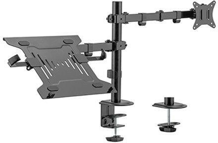 Monitoare - Suport birou monitor si laptop Gembird MA-DA-03 reglabil