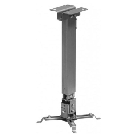 NOD_products_tech - Suport de tavan telescopic Sopar Tapa Silver 23056, inaltime reglabila intre 43-65 cm, suporta pana la 12 kg, grad de inclinare de +/- 20° | +/- 10°, rotatie +/- 10°, din otel, argintiu