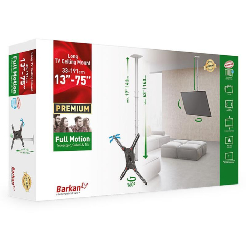 NOD_products_tech - Suport TV tavan Barkan 13-86" 56kg ng