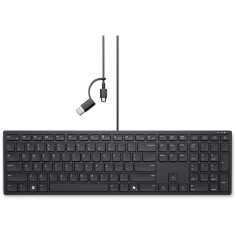 NOD_products_tech - Tastatura DELL KB525C, USB, Negru, US International