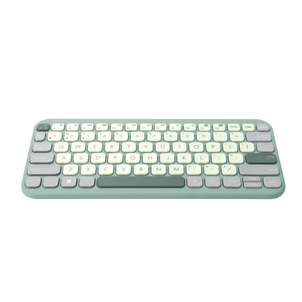 Ventilatoare & Sisteme de Răcire - Tastatura Wireless ASUS Marshmallow Keyboard KW100, Bluetooth, Layout US INT, Green Tea Latte
