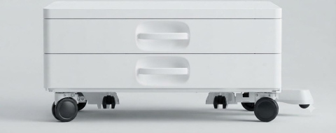 Accesorii multifunctionale - Tava alimentare hartie Ricoh PB3300, 2x550 coli, cu suport cu rotile (418352)