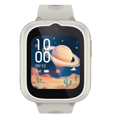 Smartwatch - Smartwatch pentru copii TCL MOVETIME Kids Watch MT48 1.68" 4G GPS Lunar Cream - TCL