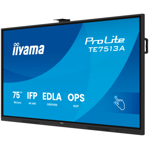 TE7513A-B3AG 75 Google EDLA Certified IFP UHD (3840 x 2160) 8 ms, 500cd ,IPS DP, HDMI, PC interfaces [2]
