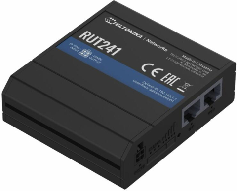 Routere - Router celular industrial 4G / LTE / 3G / 2G WiFi TELTONIKA NETWORKS RUT241 (RUT241)