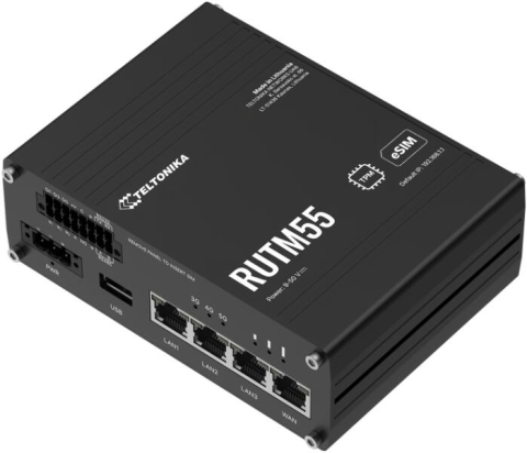 Dispozitive IoT - Router TELTONIKA NETWORKS RUTM55 Industrial 5G