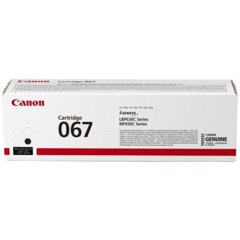 067H, CRG-067H, 5106C002, 5105C002, 5104C002, 5103C002 - Toner Canon CRG-067BK, negru (black), original, 1.35k pagini pentru i-SENSYS LBP631Cdw,  LBP633Cdw, MF651Cw, MF655Cw, MF657Cw