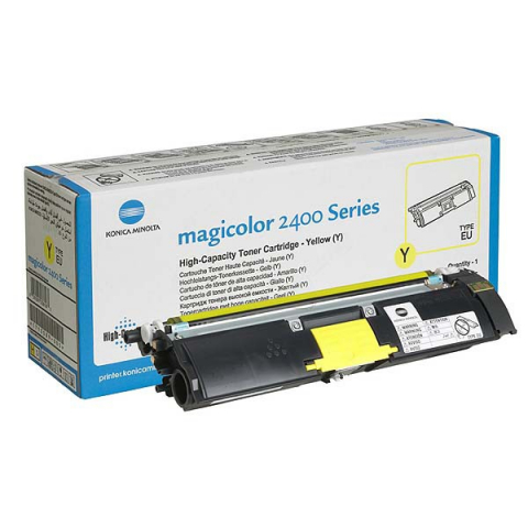 Cartuse & Tonere - Toner Konica Minolta A00W132, Galben (Yellow), original, 1.500 pagini