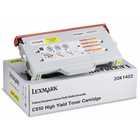 Cartus Toner - Toner Lexmark 20K1402 (C510), galben (yellow), original