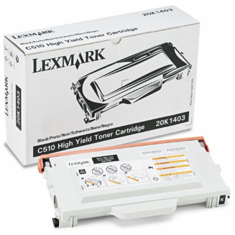 Cartus Toner - Toner Lexmark 20K1403 (C510), negru (black), original