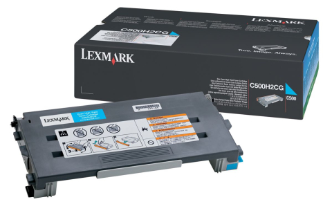 Cartus Toner - Toner Lexmark C500H2CG (C500, X500, X502), azuriu (cyan), original