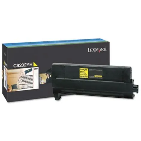 Cartuse & Tonere - Toner Lexmark C9202YH (C920), Galben (Yellow), original, 14k pagini