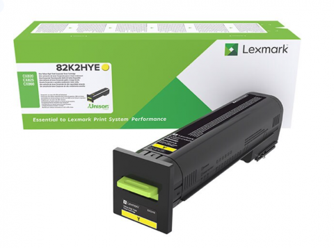 Cartus Toner - Toner Lexmark CX82x/CX860 Yellow CRTG High CORP 82K2HYE