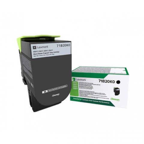 Cartus Toner - Toner Lexmark negru 71B20K0