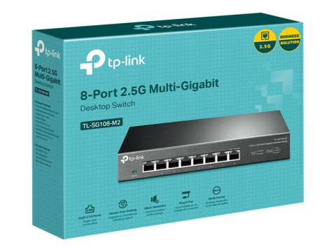 Retelistica - TP-LINK 8-Port 2.5G Multi-Gigabit Desktop Switch
