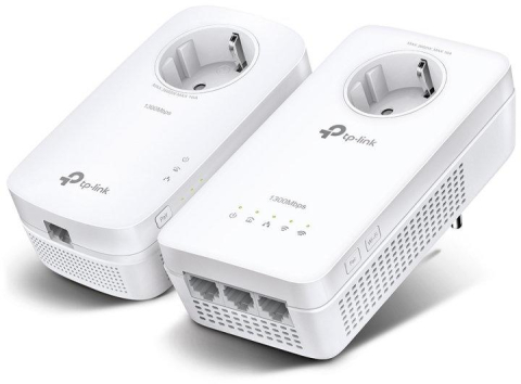 Adaptoare powerline - Kit Powerline TP LINK AV1300 Gigabit cu Wi Fi AC, 1300 Mbps