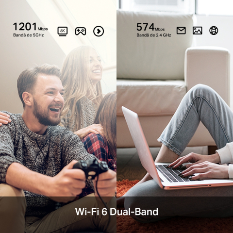 Adaptor wireless USB TP-Link Archer TX20U Plus AX1800 Dual Band Wi-Fi 6 (ARCHER TX20U PLUS) - TP-LINK [4]
