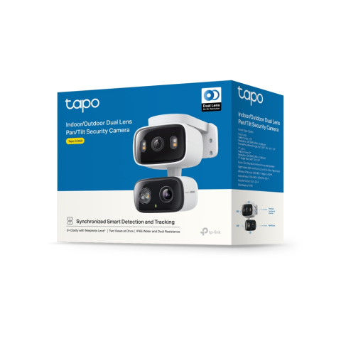 Retelistica - Camera supraveghere IP TP-Link Tapo C246D Dual Lens Pan/Tilt Indoor/Outdoor (TAPO C246D) - TP-LINK
