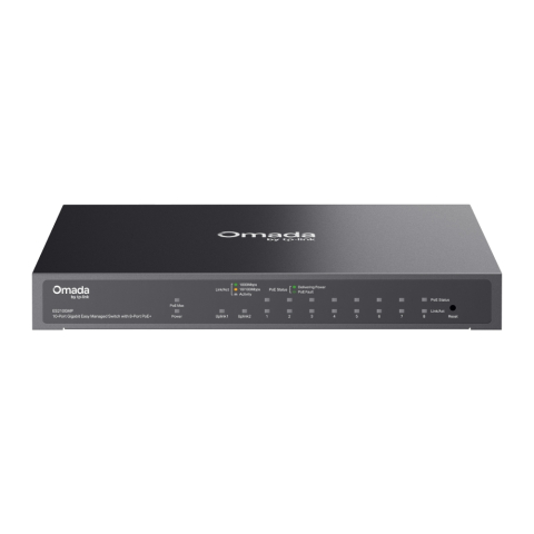 Switch-uri - Switch TP-LINK Omada, 10 Porturi, Gigabit, Easy Managed, 8 Porturi PoE