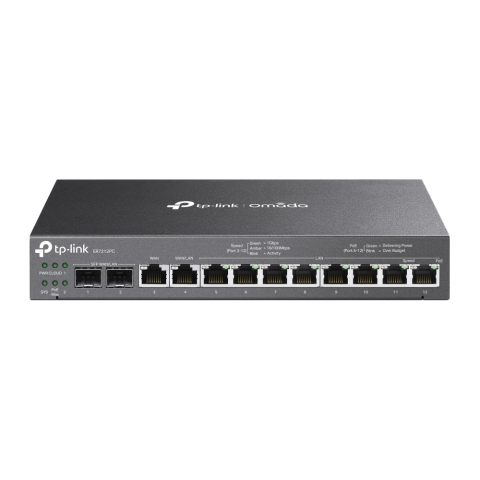 Retelistica - Router VPN Gigabit TP-Link Omada cu porturi PoE și capabilitate de controller, SFP WAN/LAN (ER605 / ER7212PC / ER8411 - model compatibil Omada)