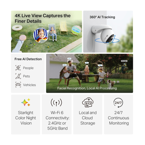 Camera de supraveghere video exterioara Wi-Fi pan/tilt TP-Link Tapo C560WS (TAPO C560WS) - TP-LINK [2]