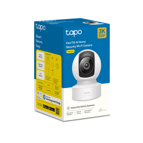 Camera supraveghere IP TP-Link Tapo C232 Pan/Tilt AI Home Security 3K 5MP Wi-Fi (TAPO C232) - TP-LINK [0]