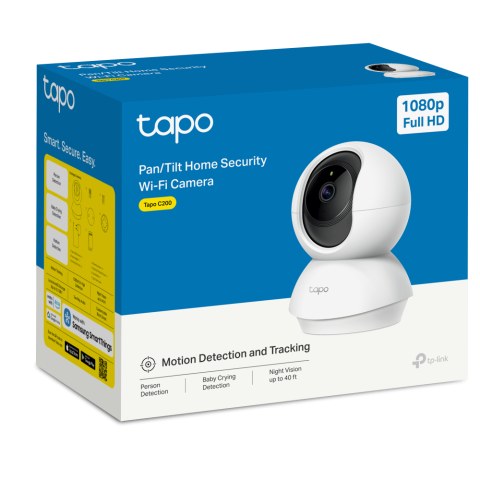 Retelistica - Camera de supraveghere video Wi-Fi pan/tilt TP-Link Tapo C200C (TAPO C200C) - TP-LINK