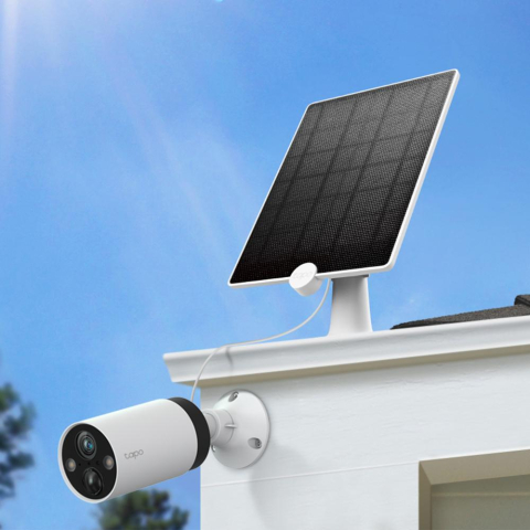 TP-LINK PANOU SOLAR PENTRU CAMERE TAPO TAPO A200, Captează energie solară și oferă alimentare non-stop pentru camerele Tapo care funcționează cu acumulatori (Tapo C420 și Tapo C400).Putere de încărcar [1]