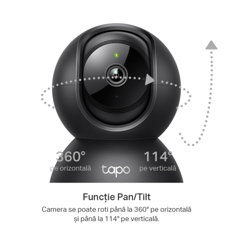 Camera de supraveghere video Wi-Fi pan/tilt TP-Link Tapo C211 neagra (TAPO C211) - TP-LINK [3]
