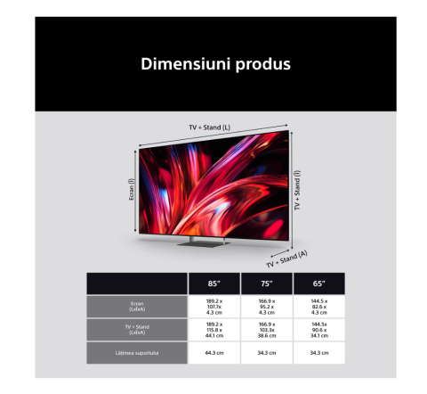 Televizor Smart Google TV Sony BRAVIA XR 9 II True RGB LED 65" (164 cm) K65XR95M2 4K Ultra HD 120Hz Clasa E (Model 2026) - SONY [6]