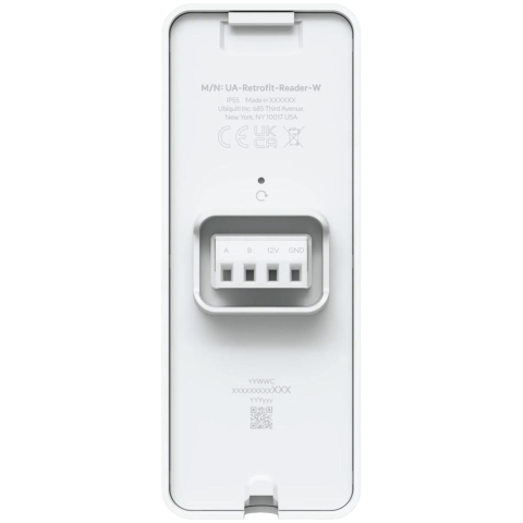Ubiquiti UA-Retrofit-Reader-W Indoor/outdoor OSDP reader with NFC Card and Touch Pass support, compatible with the UniFi Retrofit Hub using existing cabling, White [4]