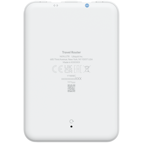Ubiquiti UTR UniFi Travel Router ultra-slim travel router that instantly extends your UniFi Network wherever you are, bringing secure, familiar connectivity to remote locations [3]