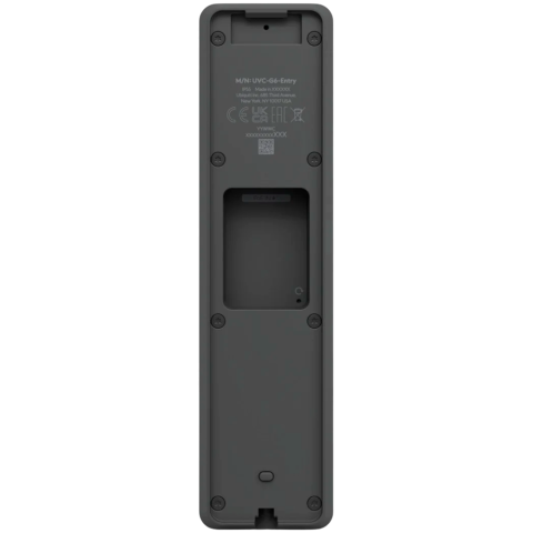 Ubiquiti UVC-G6-Entry All-weather, PoE+ Doorbell with enhanced AI detections, two-way audio, a secondary package camera, and integrated Access Reader capabilities [3]
