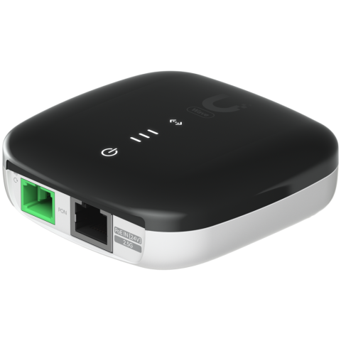 Ubiquiti Wave-Fiber-ONU-20 A GPON optical network unit with a 2.5 GbE port that delivers 1.2 Gbps uplink / 2.5 Gbps downlink speeds at distances up to 20 km [2]
