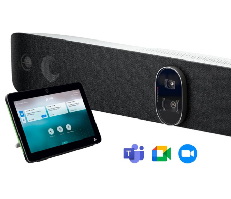 Video Bar HP Poly Studio X72 All-In-One, camera conferinta 4K, microfoane integrate, difuzoare stereo, conectivitate USB, Bluetooth, Wi-Fi [3]