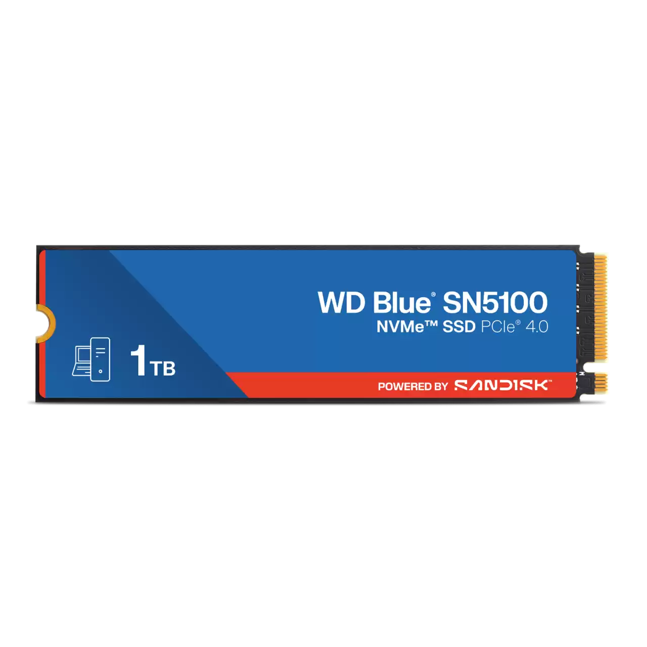 Componente - SSD WD Blue SN5100 NVMe 1TB M.2 (WDS100T5B0E-00CPE0) - WESTERN DIGITAL