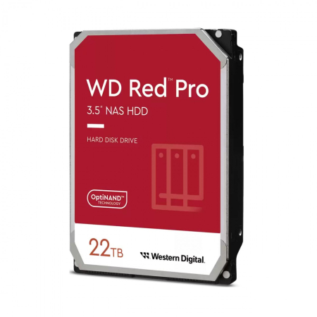 Componente - Hard disk WD Red Pro 22TB NAS 3.5" SATA 7200RPM 512MB Cache, HDD intern 24/7