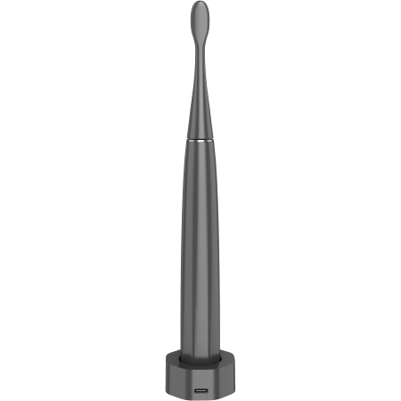 Wireless Tooth Brush, Grey, 3 Brush Heads, 1400mAh, Function: Soft, Clean, Massage, White, Sweep [2]