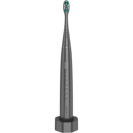 Wireless Tooth Brush, Grey, 3 Brush Heads, 1400mAh, Function: Soft, Clean, Massage, White, Sweep [1]