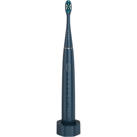 Wireless Tooth Brush, Navy Blue, 3 Brush Heads, 1400mAh, Function: Soft, Clean, Massage, White, Sweep [1]