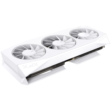 XFX Mercury AMD Radeon RX 9060XT OC White Gaming Edition with 16GB GDDR6 HDMI 2xDP, AMD RDNA 4 [2]
