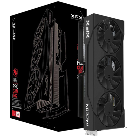 Cabluri & Adaptoare Audio-Video - XFX Swift AMD Radeon RX 9060 XT OC Triple Fan 16GB GDDR6 128-bit HDMI 2x DP