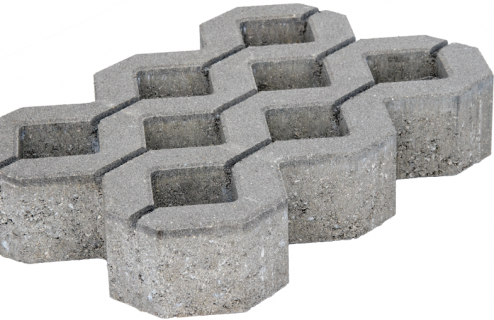 Dala Grila 60x40x10 cm, Gri [1]