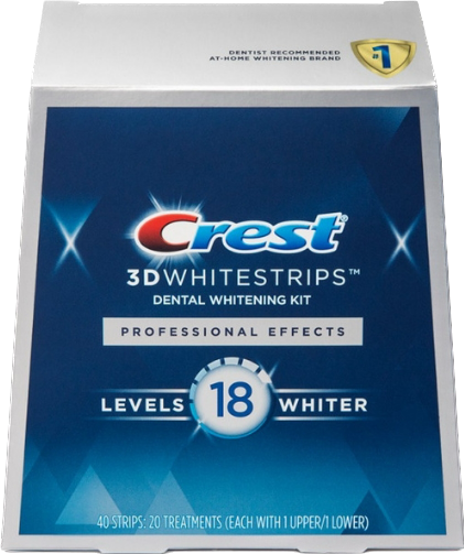Efecte profesionale Crest 3D White Whitestrips