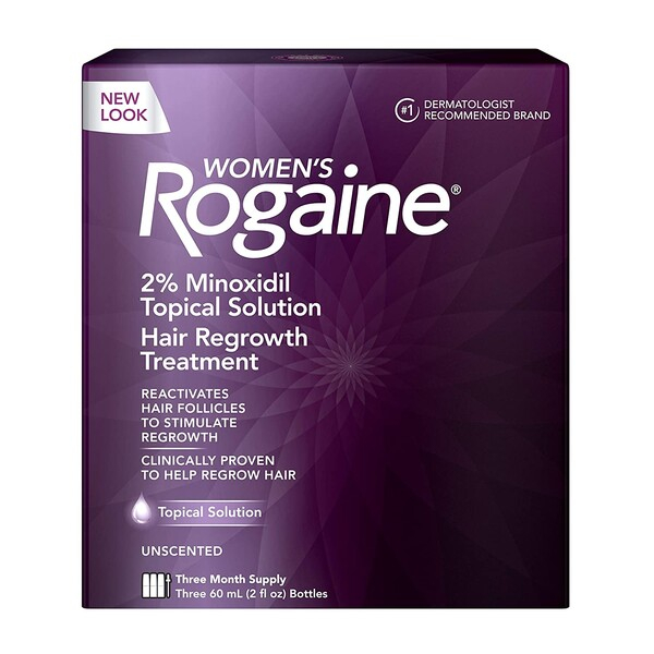 3x Solutie Rogaine 60ml, Minoxidil 2%, pentru femei, pipeta originala inclusa, impotriva caderii parului, tratament 3 luni [5]