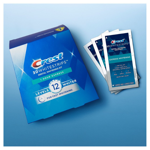 PACK Crest 3DWhite 1 Hour Express + Pasta de dinti Crest Brilliance white + Ata Dentara Oral-B Glide Pro-Health [3]