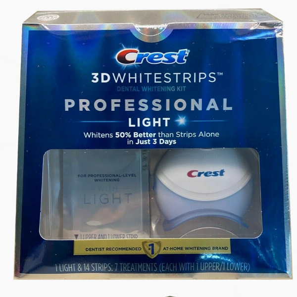 Crest 3D Whitestrips Professional With Light(Lampa LED + 14 Plasturi) [1]