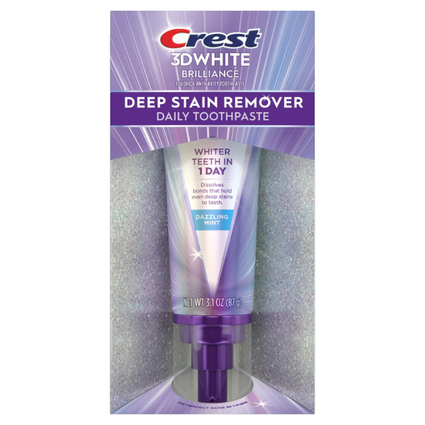 Pasta de dinți Crest 3DWhite Brilliance Deep Stain Remover, 87g [2]